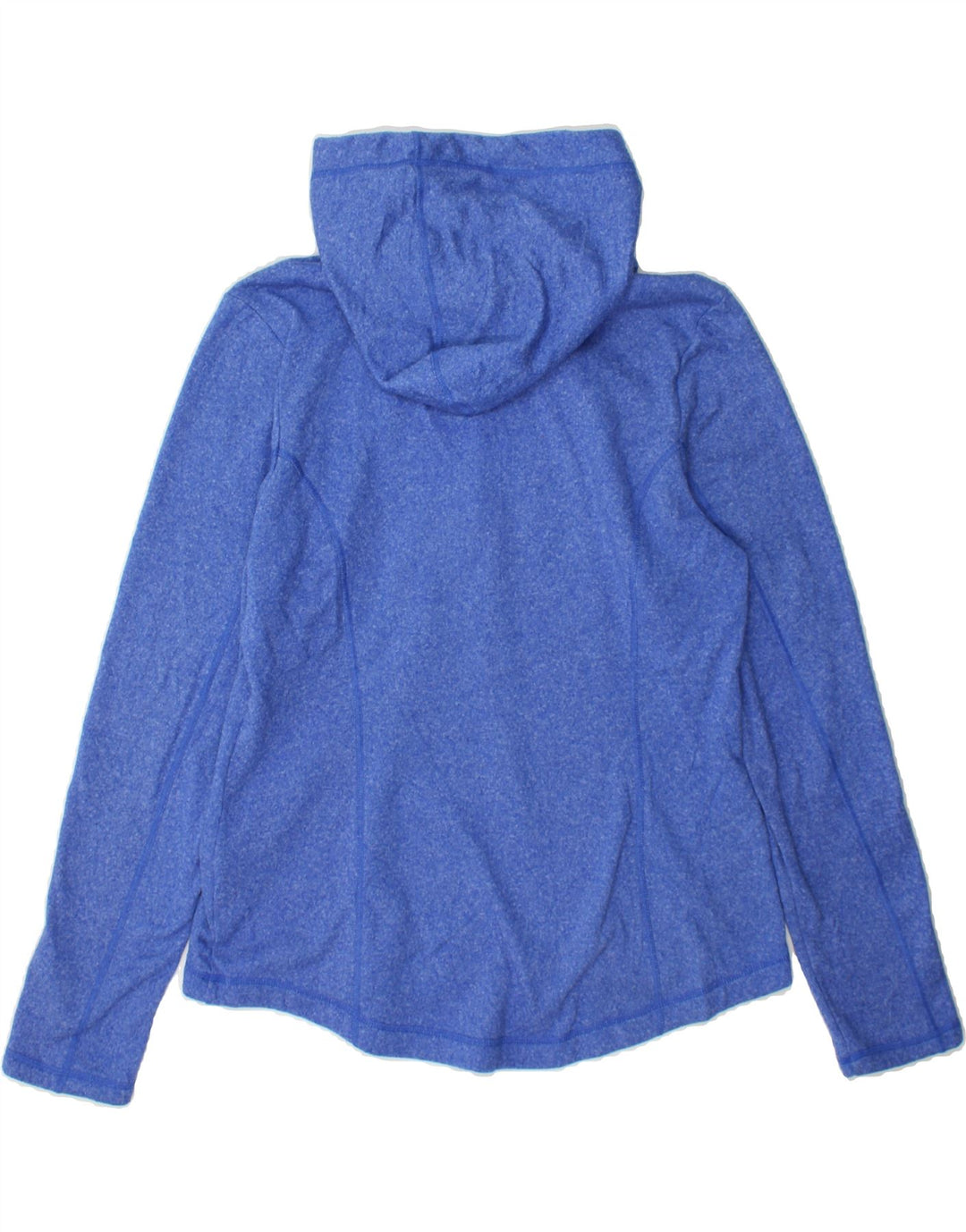 FILA Womens Zip Neck Hoodie Jumper UK 16 Large Blue Polyester Vintage Fila and Second-Hand Fila from Messina Hembry 
