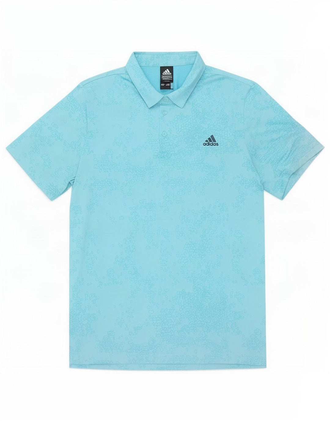 Adidas Polo Shirt til mænd XL Blå Geometrisk Polyester