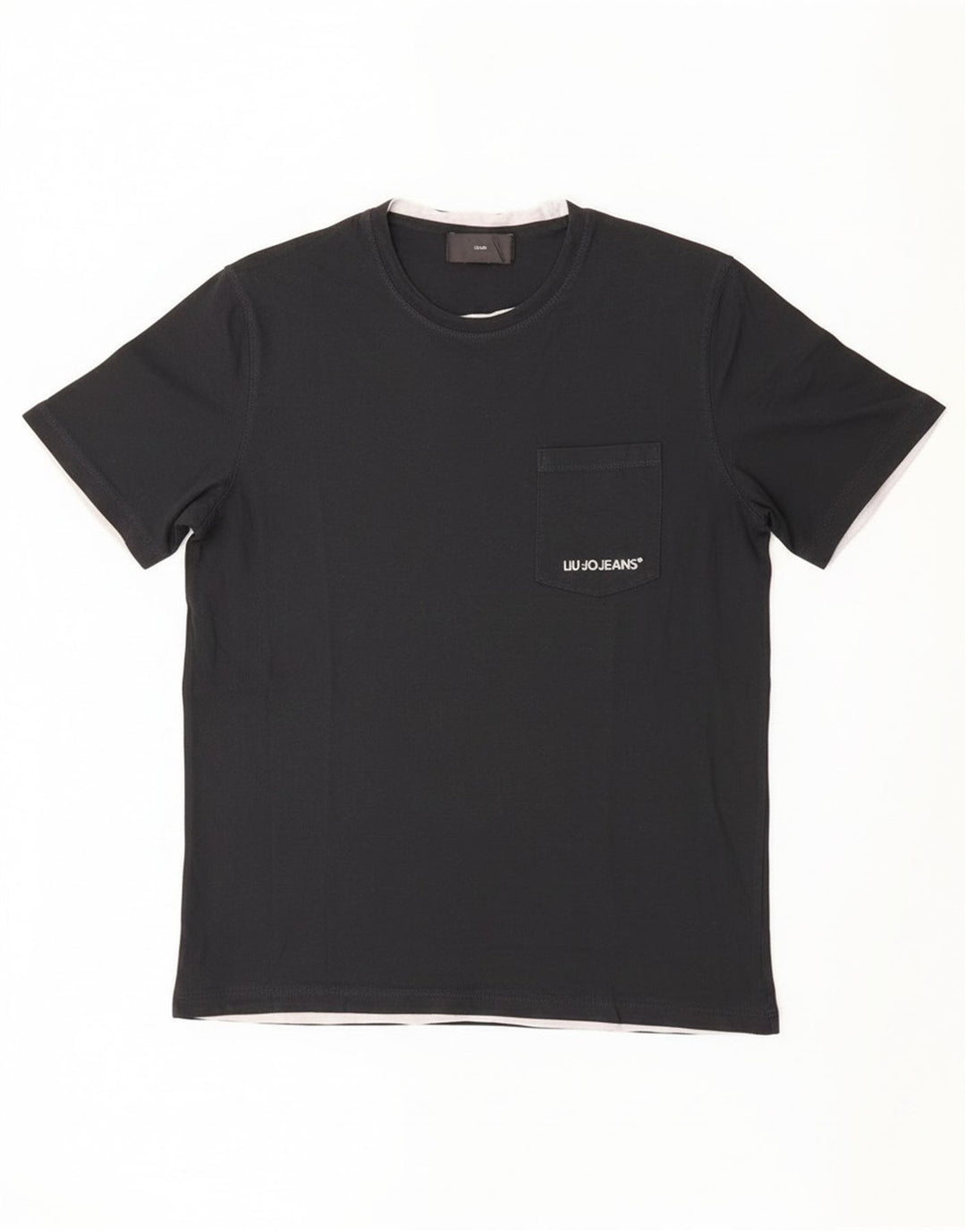 Liu Jo Herre T-Shirt Top Medium Sort