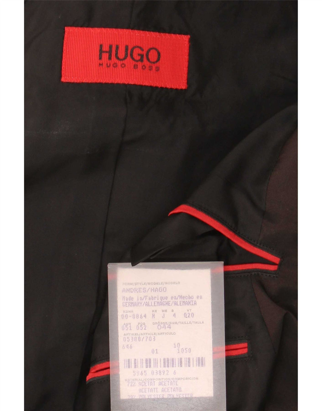 Hugo Boss Blazerjakke til mænd EU 44 XS Brun Acetat