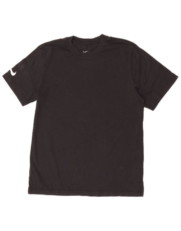 Nike Mens T-Shirt Top Medium Black Cotton