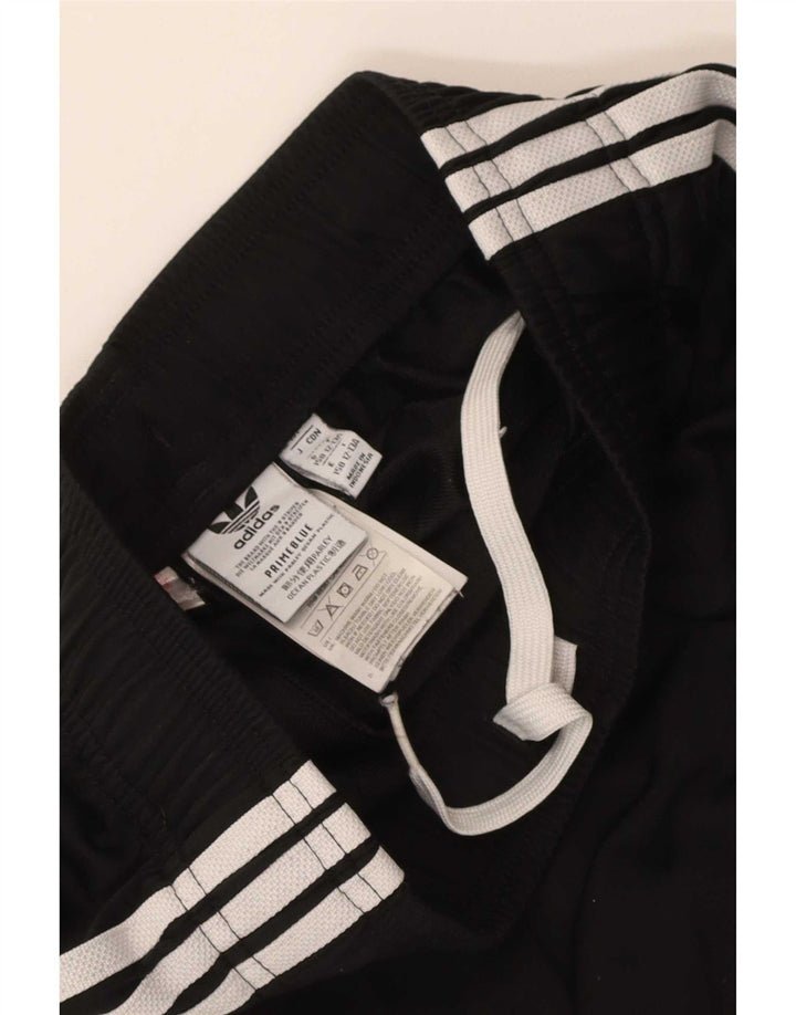 Adidas Drenge Træningsdragt Bukser Joggers 12-13 År Sort Polyester