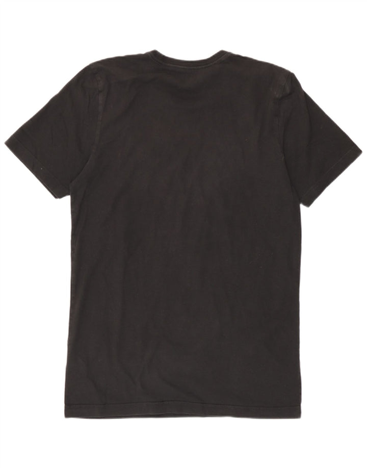 Adidas Herre grafisk T-shirt Top Medium Sort Bomuld
