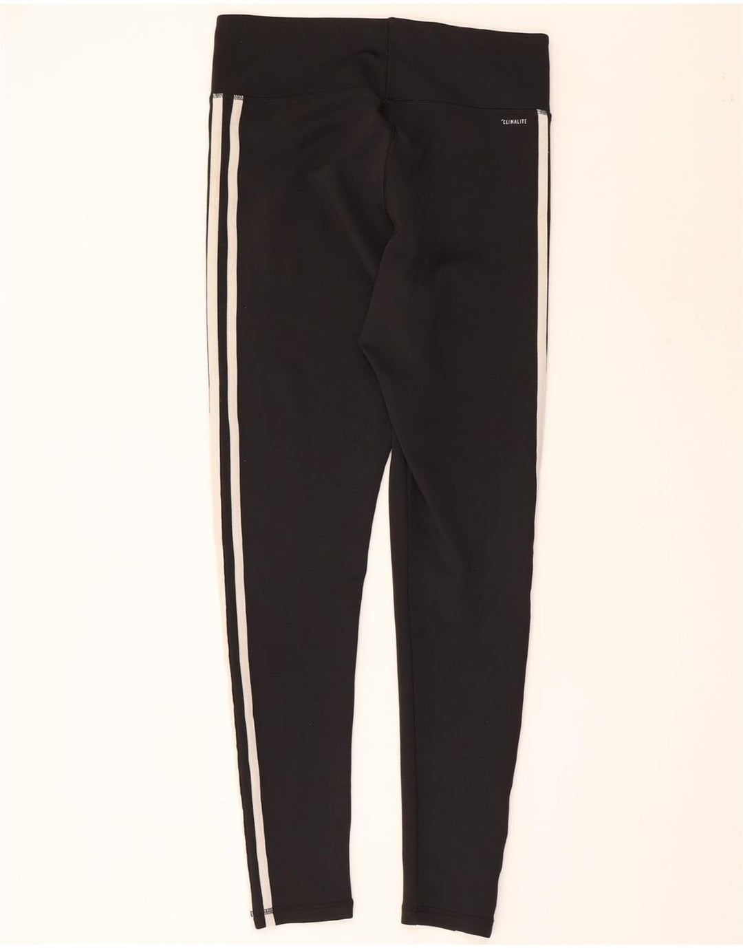 ADIDAS Womens Climalite Leggings UK 12/14 Medium Black Polyester
