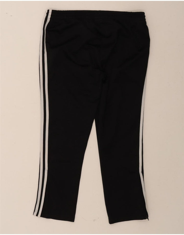 ADIDAS Womens Capri Tracksuit Trousers UK 16 Large  Black Polyester Vintage Adidas and Second-Hand Adidas from Messina Hembry 