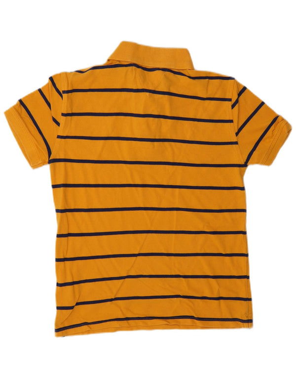 TOMMY HILFIGER drenge poloshirt 12-13 år stor gul stribet bomuld