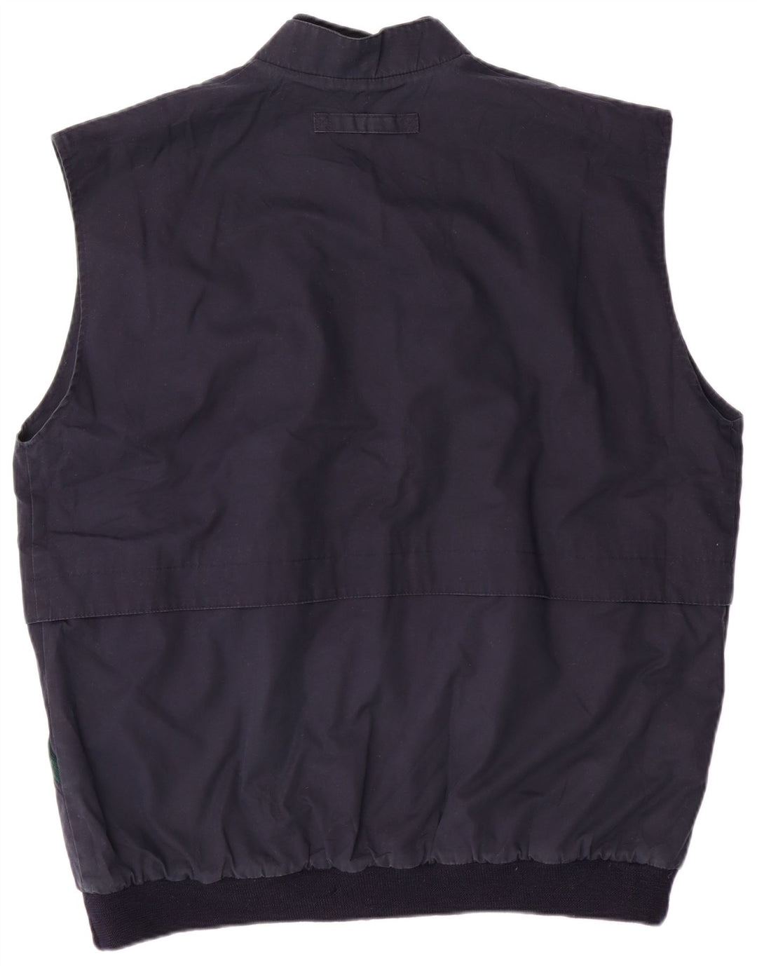 Vintage Herre vendbar Gilet UK 42 XL Navy Blue Colourblock