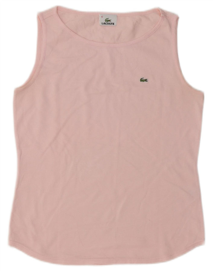 LACOSTE Damevest Top Str. 42 Large Pink Bomuld