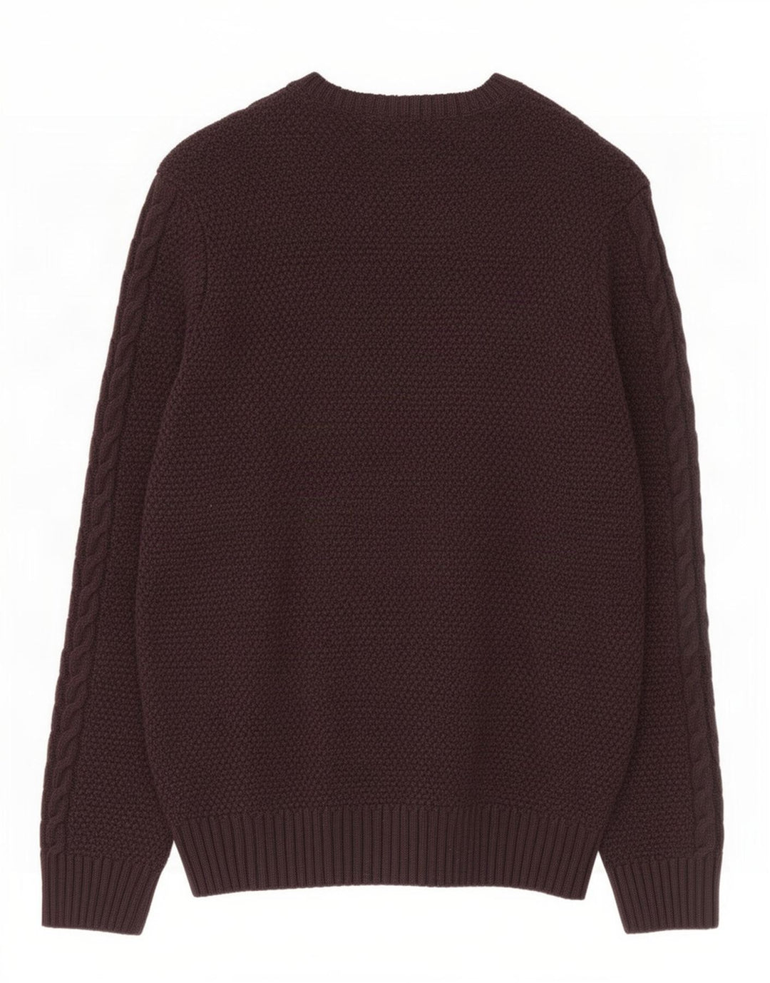 Marks & Spencer Herre sweater med rund hals XL brun akryl