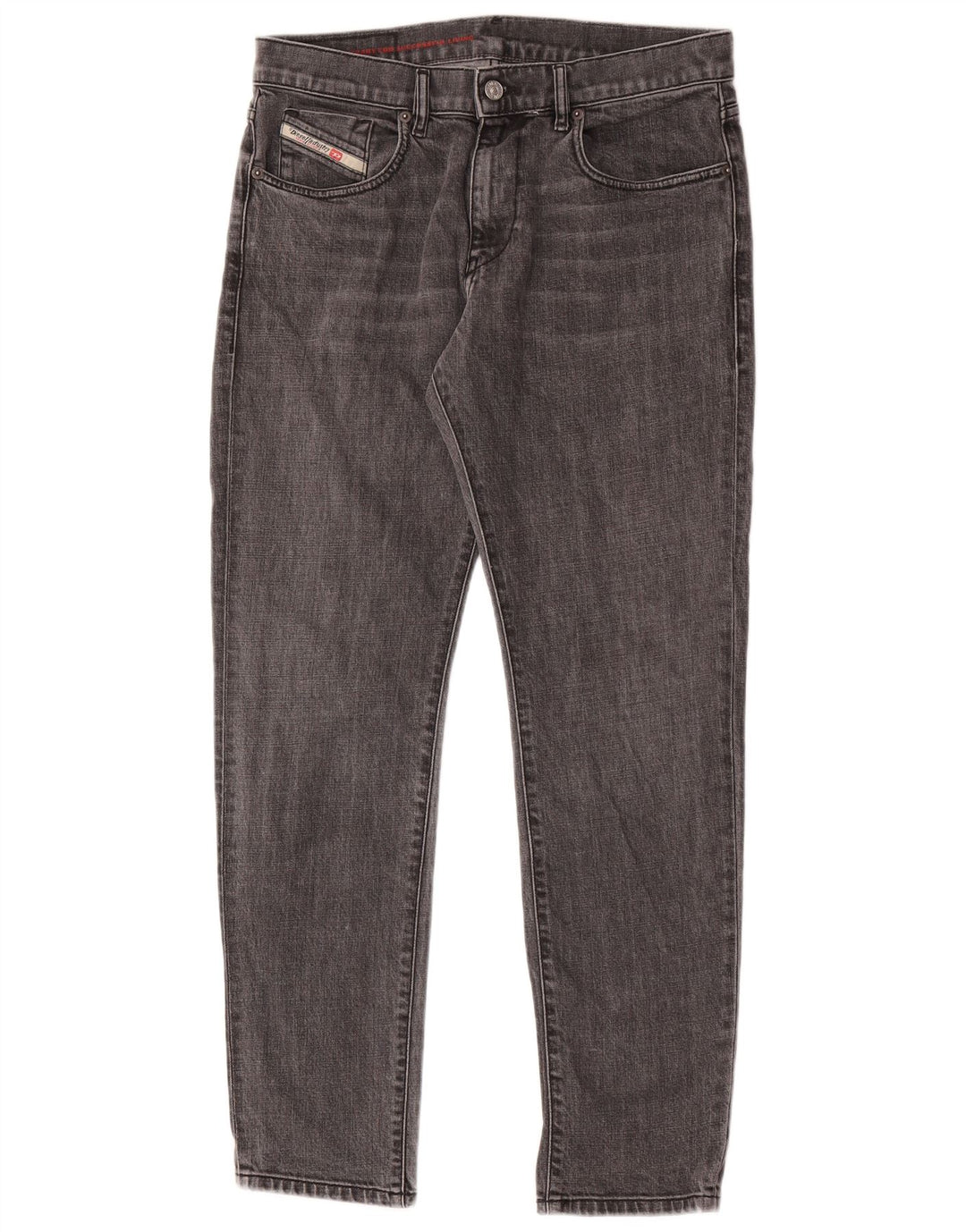 Diesel Herre Thanaz Slim Jeans W30 L30 Grå Bomuld