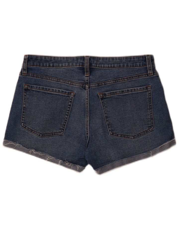 ABERCROMBIE & FITCH denimshorts til kvinder i mellemhøj højde US 8 Medium W29 Blå
