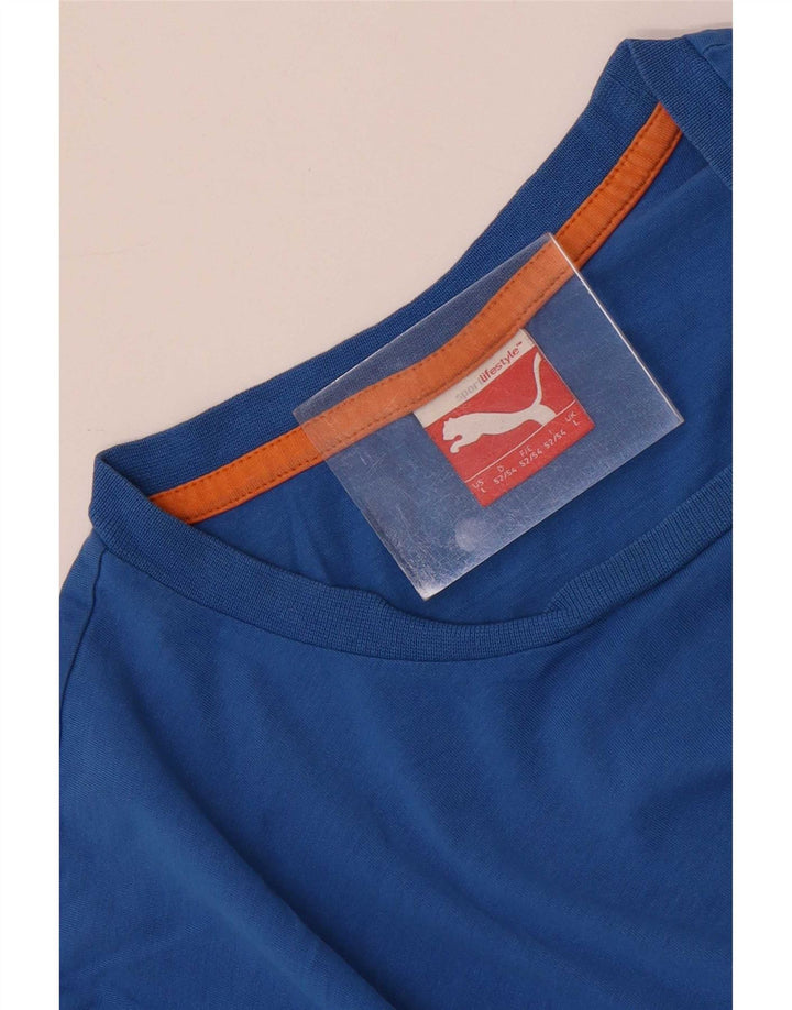 Puma Herre T-Shirt Top Stor Blå
