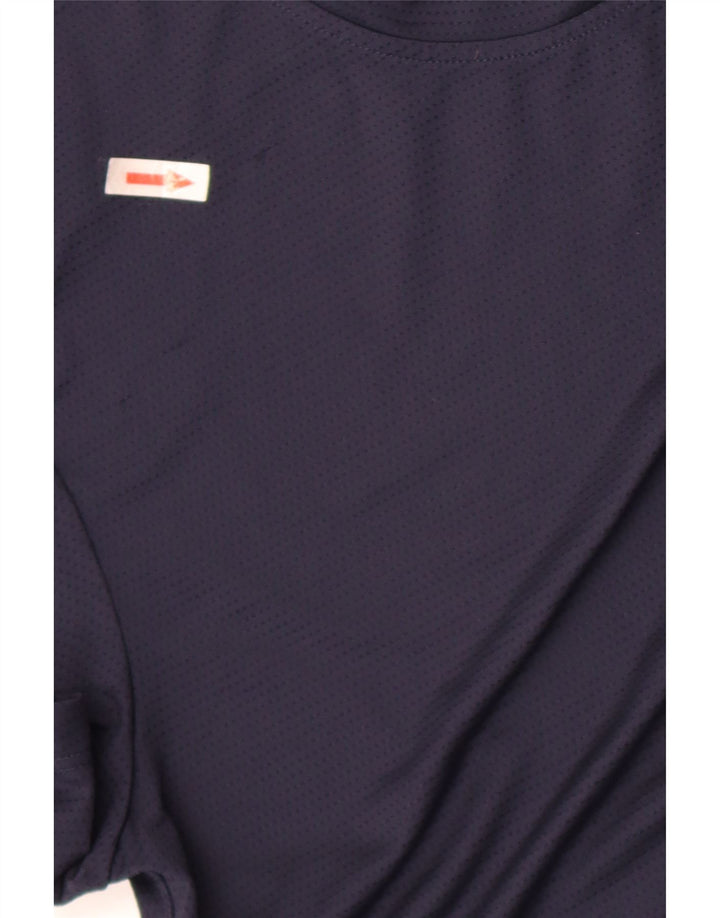 Adidas Herre Aeroready T-Shirt Top Medium Navy Blue Polyester