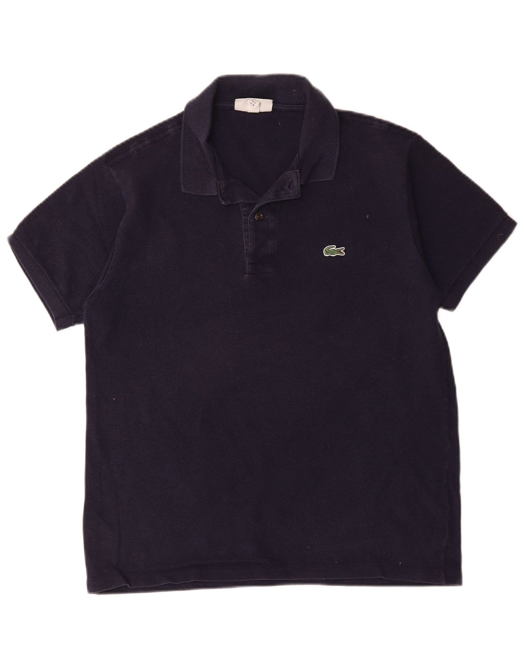 Lacoste herre klassisk pasform poloshirt størrelse 4 Medium marineblå bomuld