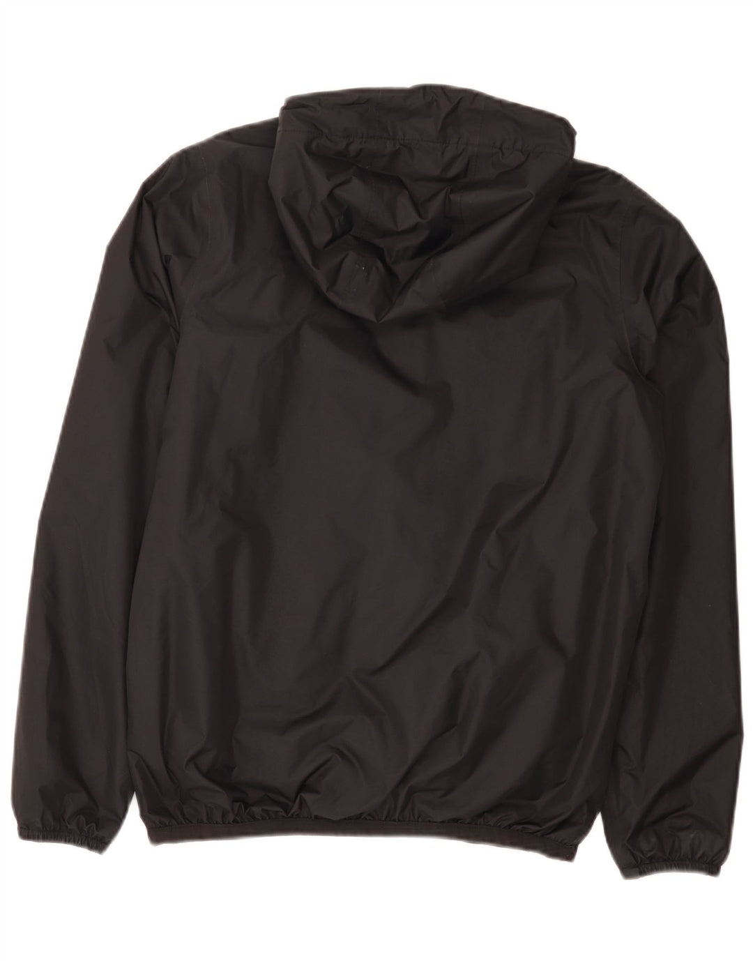 K-Way Dame Hætte Oversized regnjakke UK 10 Lille sort polyamid