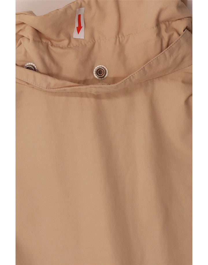 Gas Dame Regular Fit Windbreaker Jacket UK 16 Large Beige Bomuld