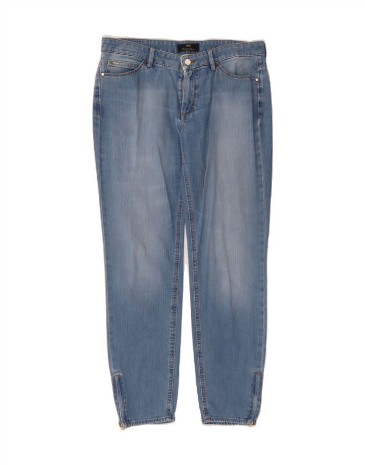 HUGO BOSS Womens Crop Slim Jeans W30 L29 Blue Cotton Vintage Hugo Boss and Second-Hand Hugo Boss from Messina Hembry 