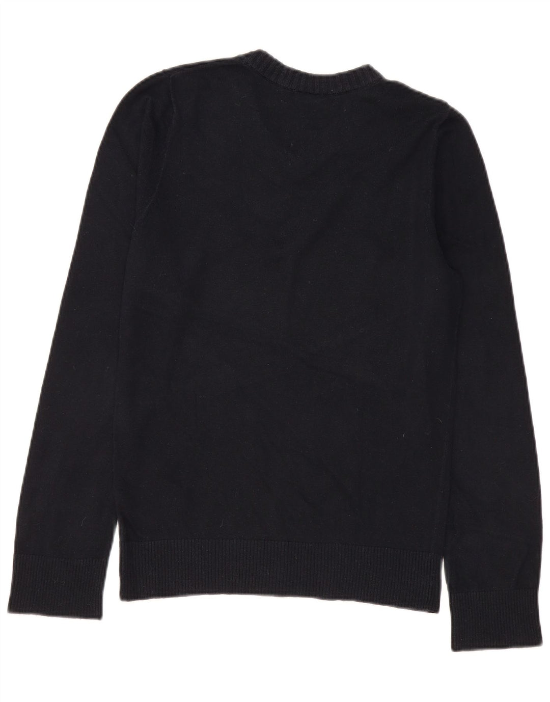 Hollister Herre V-hals sweater Medium marineblå bomuld