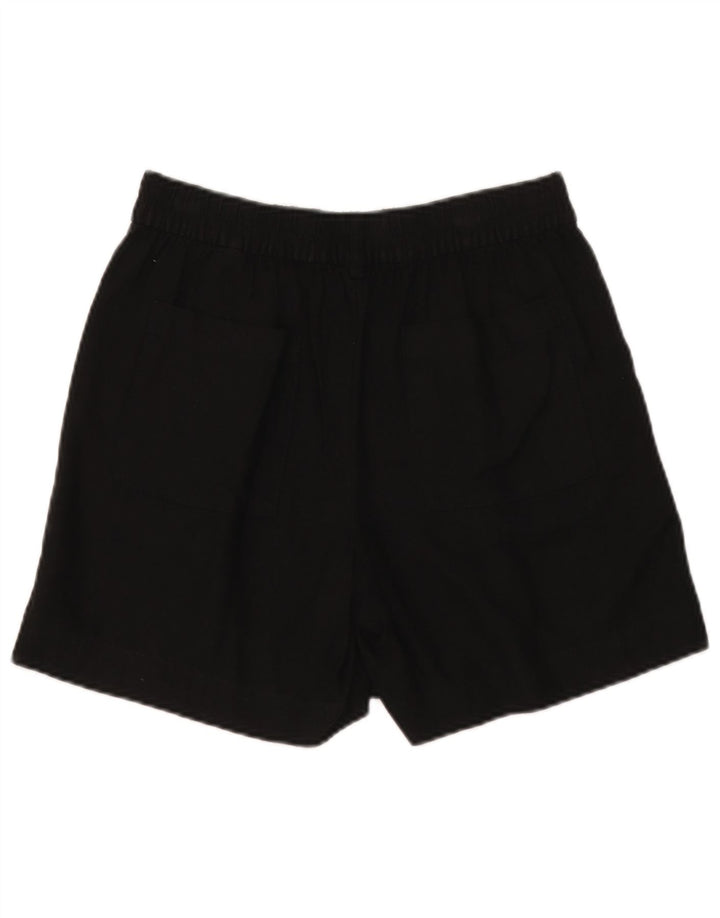 Marks & Spencer Chino Shorts til kvinder UK 10 Small W28 Black Linen