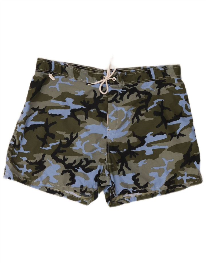 Sundek Herre badeshorts Large Khaki Camouflage Nylon