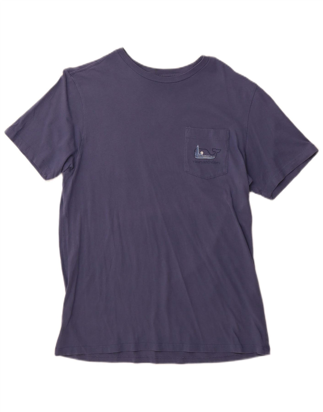 VINEYARD VINES Mens Graphic T-Shirt Top Small Navy Blue Cotton