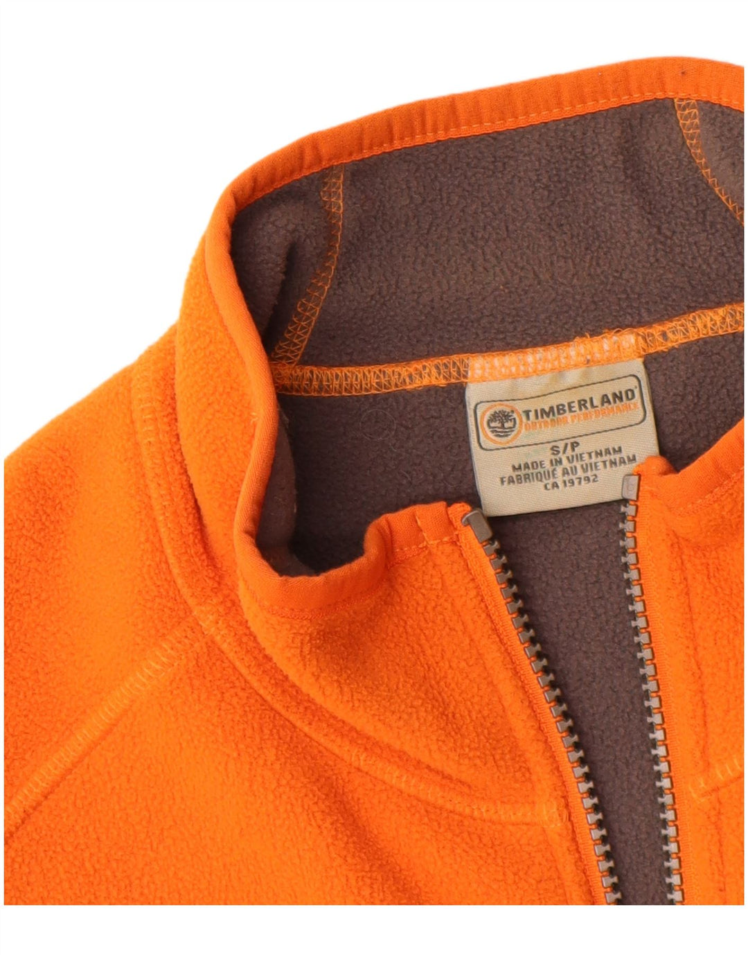 TIMBERLAND Herre Fleece Gilet UK 36 Small Orange