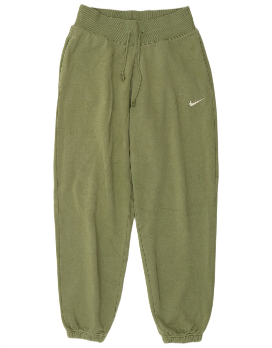 Nike Dame træningsdragt Bukser Joggers UK 10 Small Green Bomuld