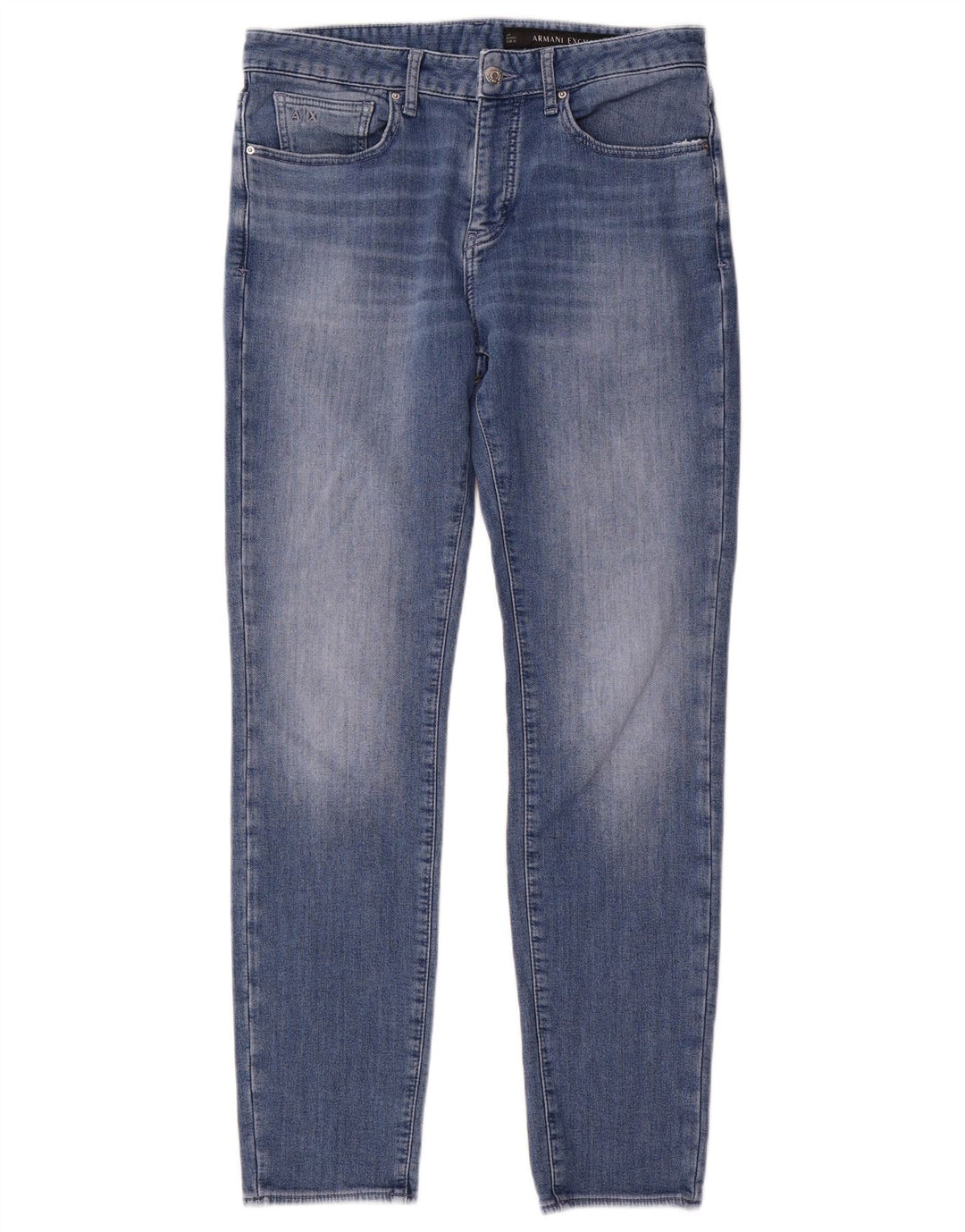 Armani Exchange Dame Slim Jeans W32 L32 Blå Bomuld