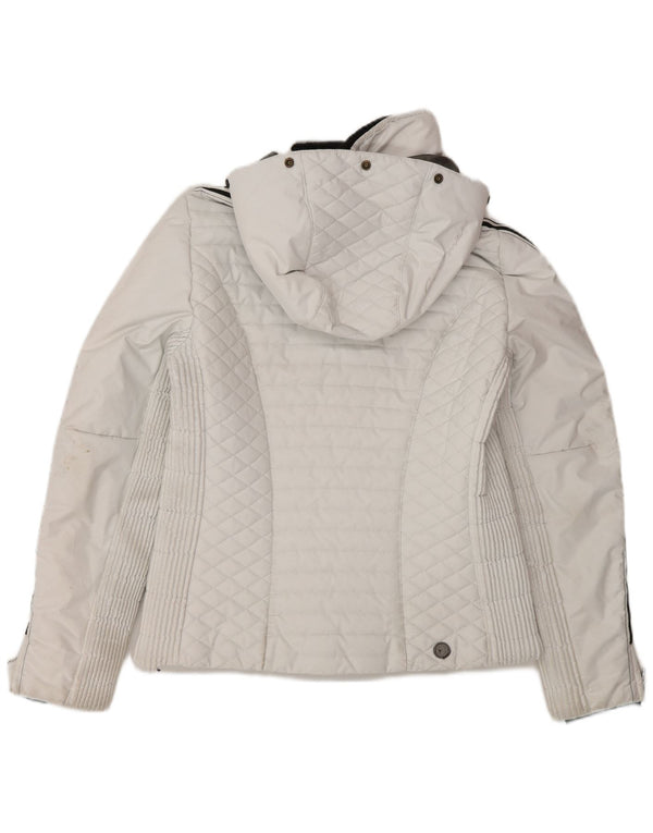 Colmar Dame Hætte Vindjakke IT 44 Medium White Sports