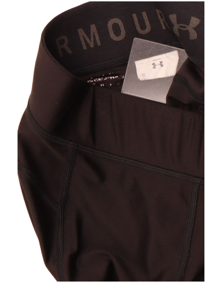 UNDER ARMOUR Dame Leggings UK 4 XS Sort