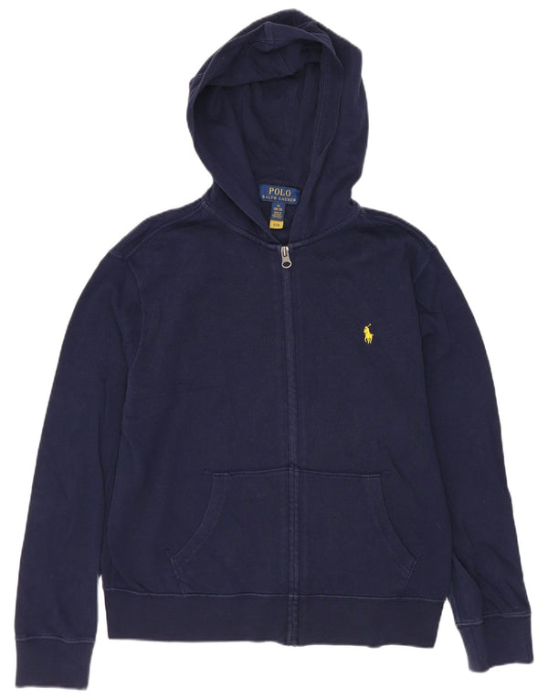 Polo Ralph Lauren piger hættetrøje med lynlås 10-11 år medium marineblå