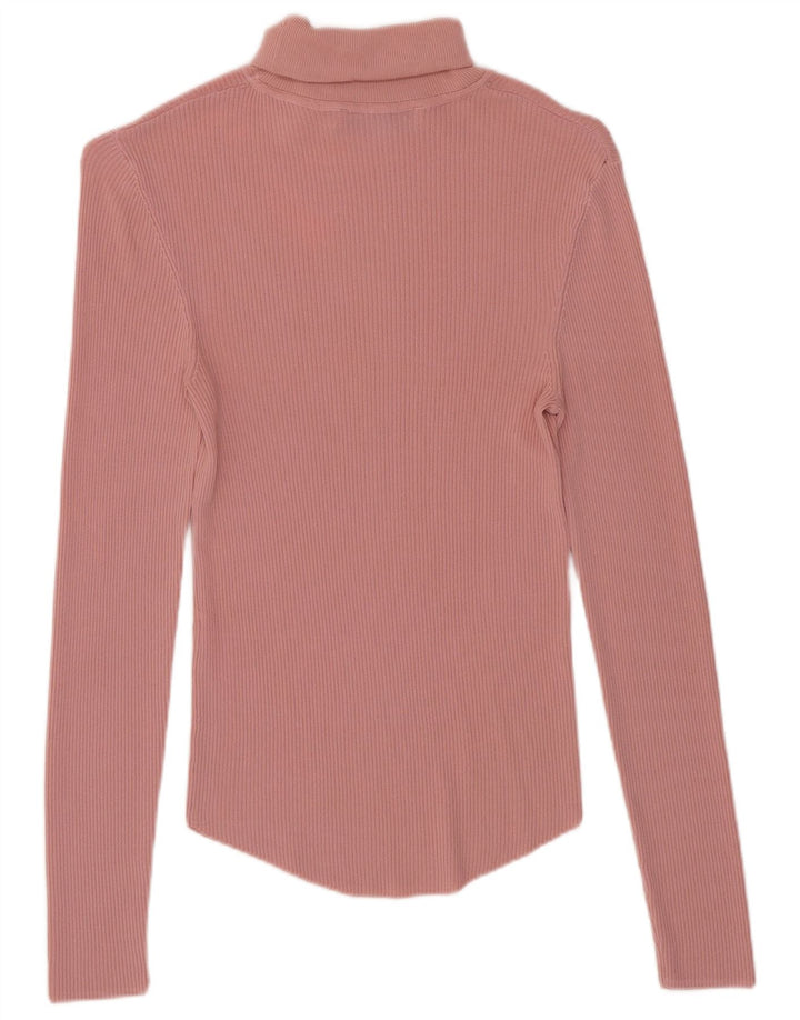 Zara Dame Top Langærmet UK 8 Lille Pink
