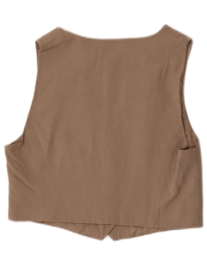 Zara Damevest UK 12 Medium Beige Viscose