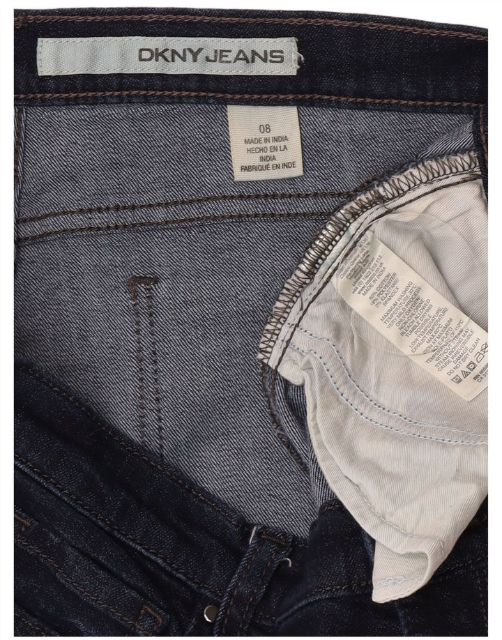 Dkny Dame denim Shorts US 8 Medium W30 Marineblå Bomuld