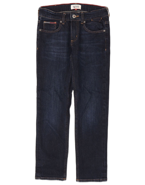 Tommy Hilfiger drenge lige jeans 9-10 år W26 L25 marineblå bomuld