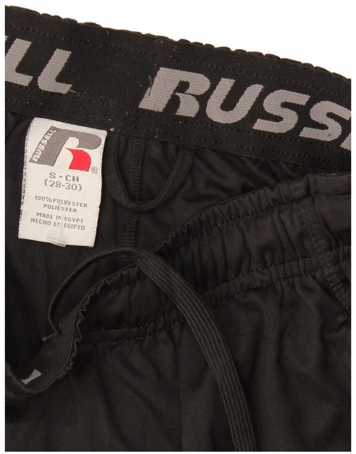 RUSSELL ATHLETIC Herre Dri-Power Sportshorts Små sorte polyester
