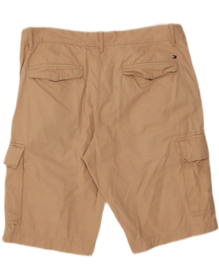 Tommy Hilfiger Herre Cargo Shorts W36 Stor Beige Bomuld