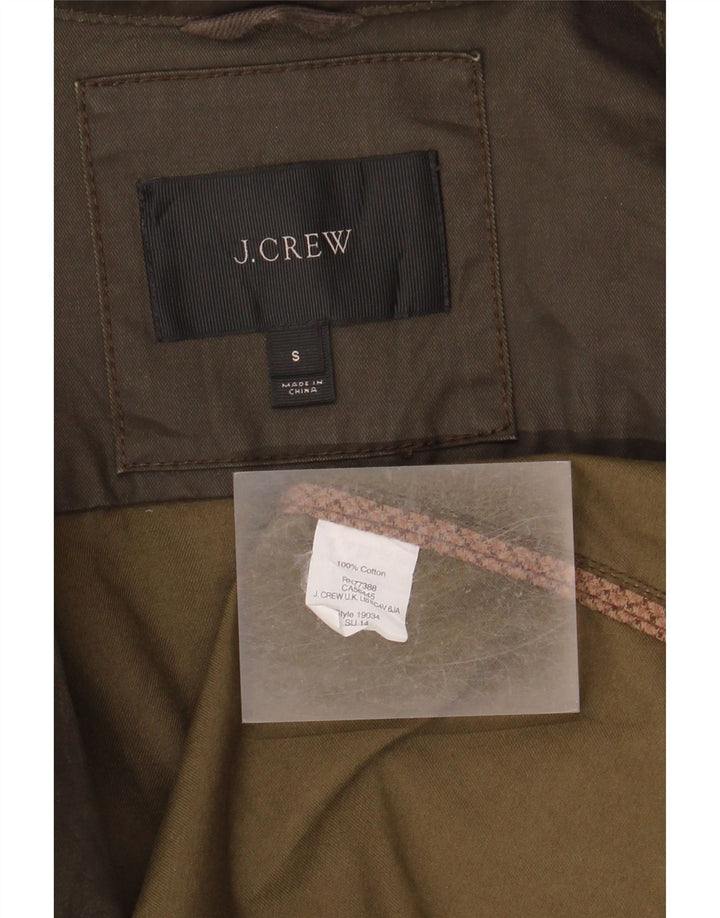 J. Crew Womens Utility Jacket UK 10 Small Khaki Cotton
