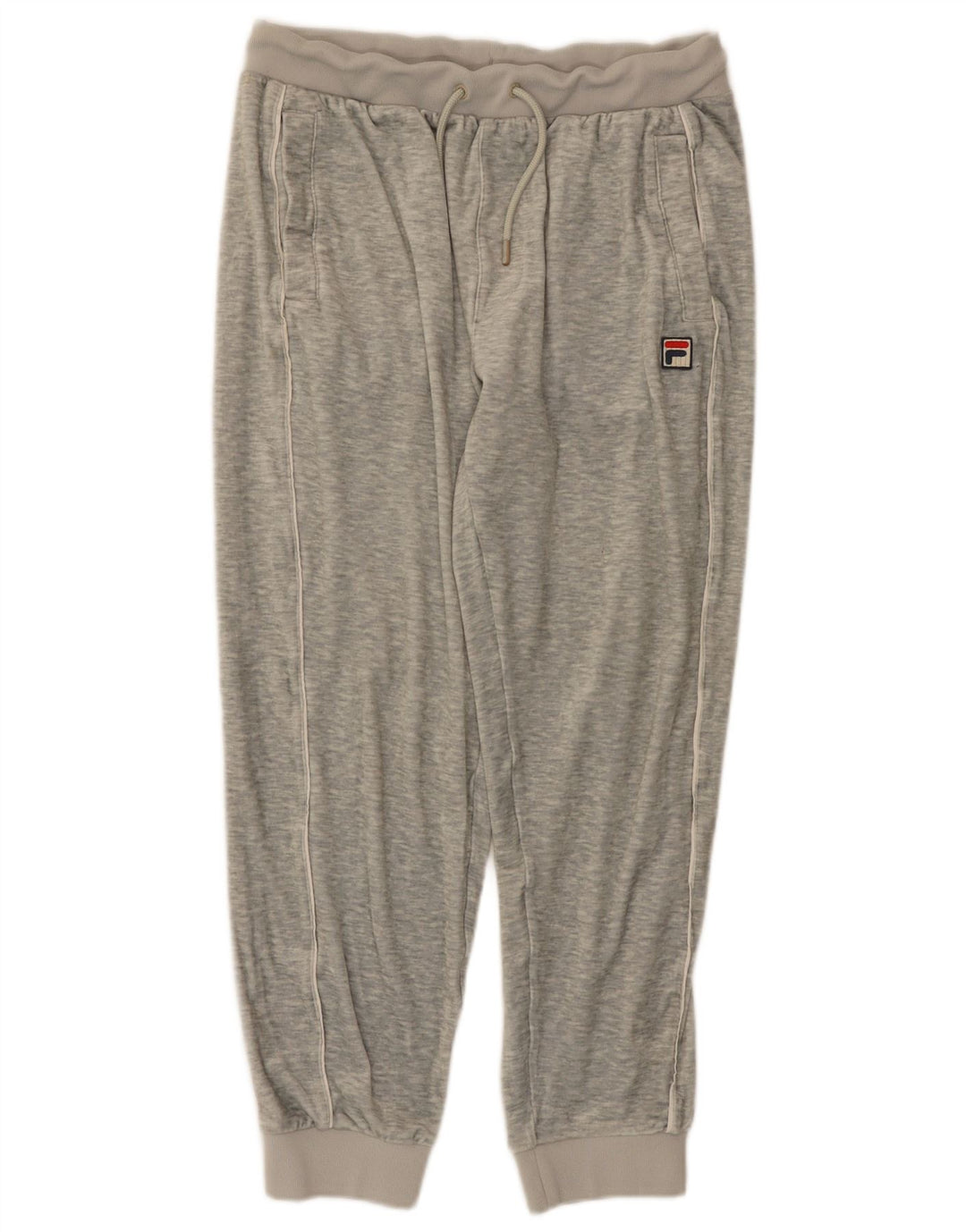 Fila Herre velour træningsdragt Bukser Joggers Medium Grey Flecked Polyester