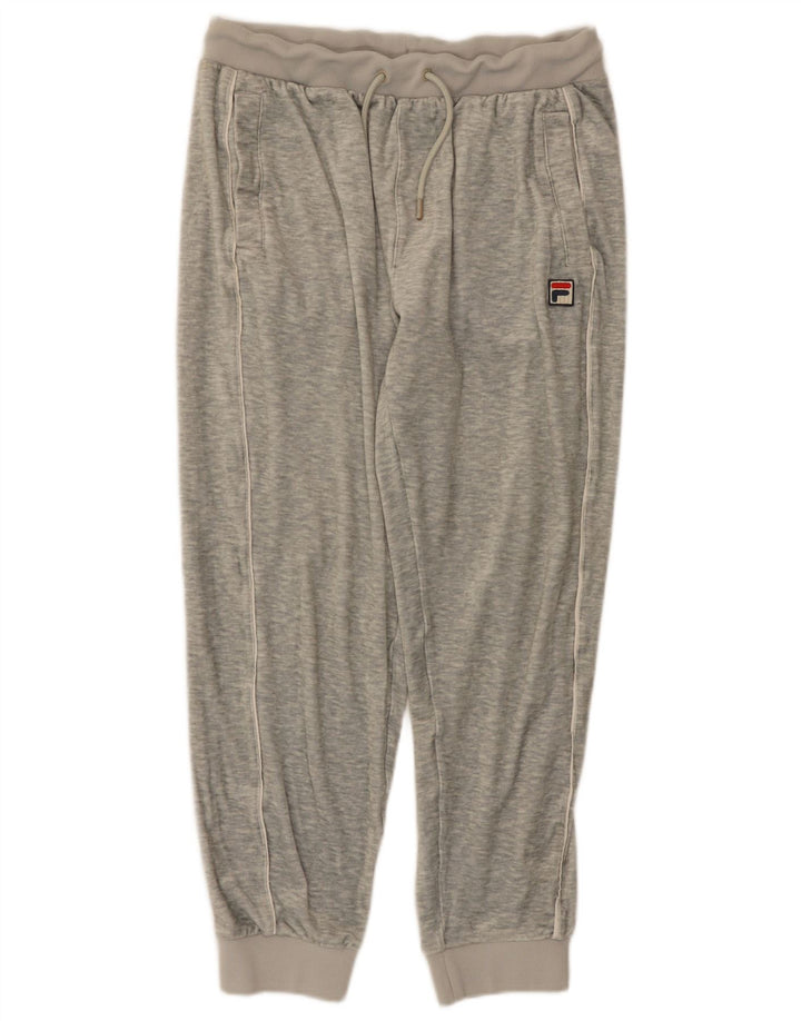 Fila Herre velour træningsdragt Bukser Joggers Medium Grey Flecked Polyester