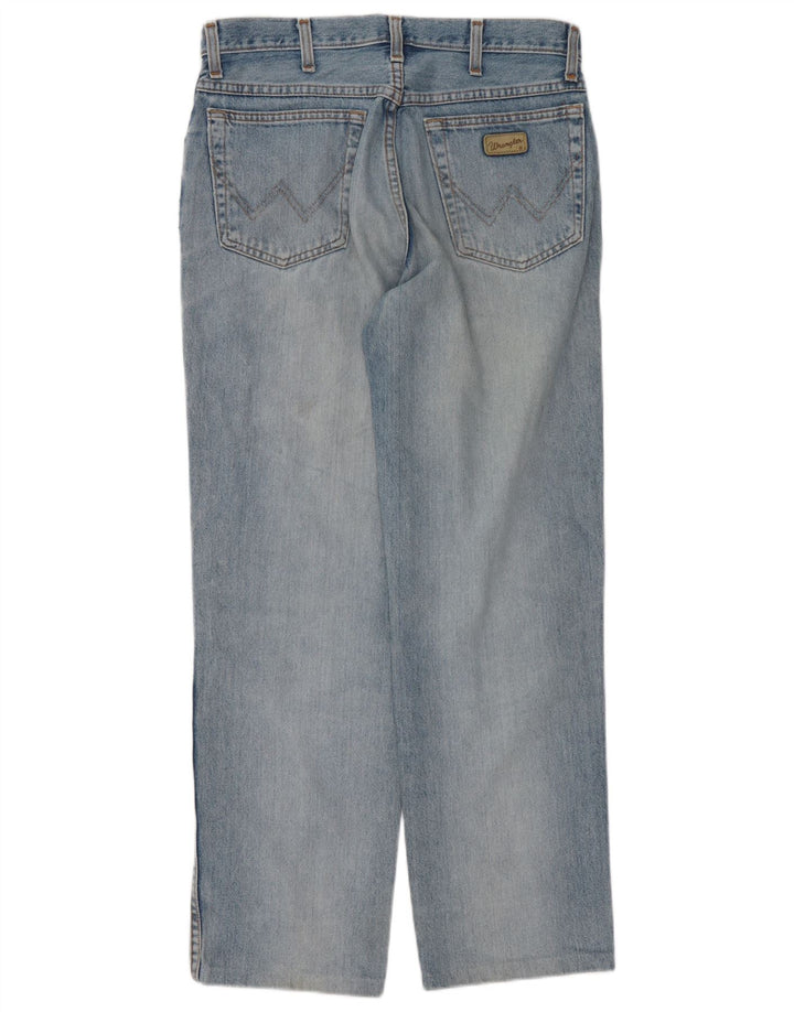 Wrangler Herre Ohio Straight Jeans W33 L29 Blå Bomuld