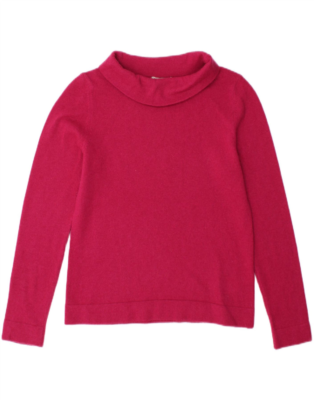 Hobbs Dame Rullehals Sweater UK 10 Lille Pink Uld