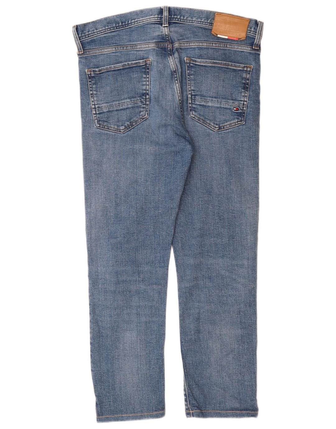 Tommy Hilfiger Herre Bleecker Slim Jeans W32 L27 Blå Bomuld
