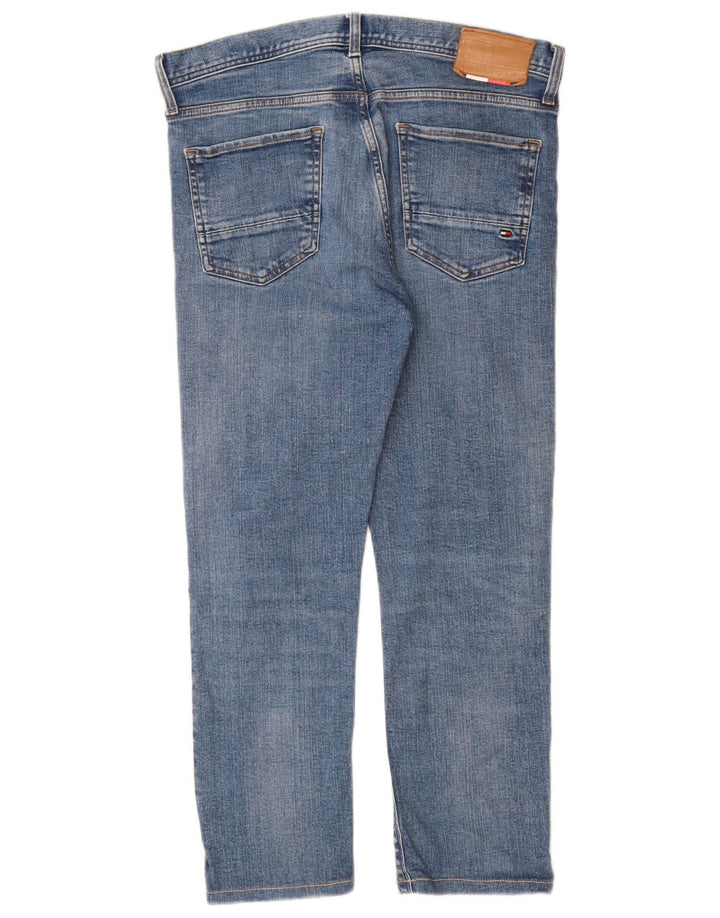 Tommy Hilfiger Herre Bleecker Slim Jeans W32 L27 Blå Bomuld