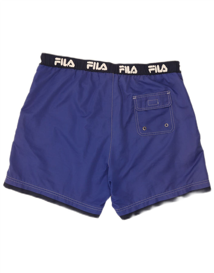 Fila Herre Grafiske Badeshorts Stor Blå