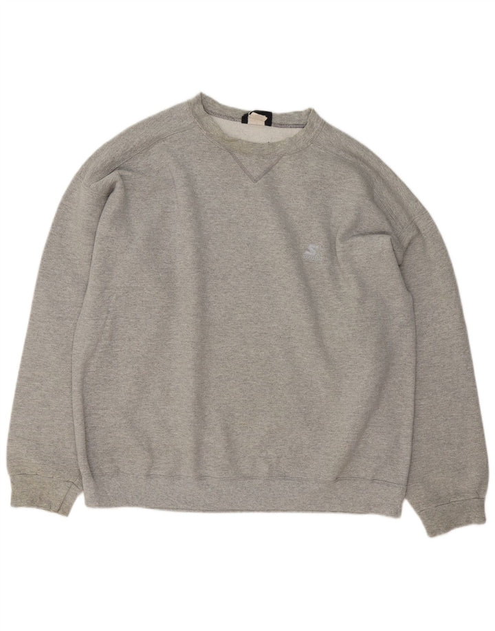 Starter Herre Sweatshirt Jumper XL Grå Flecked