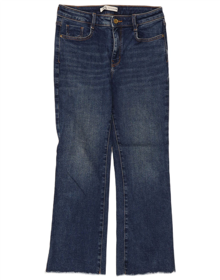 Zara Dame Bootcut Jeans EU 36 XS W26 L26 Blå