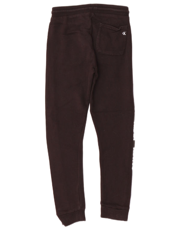 Calvin Klein Boys Grafisk træningsdragt Bukser Joggers 9-10 år Sort