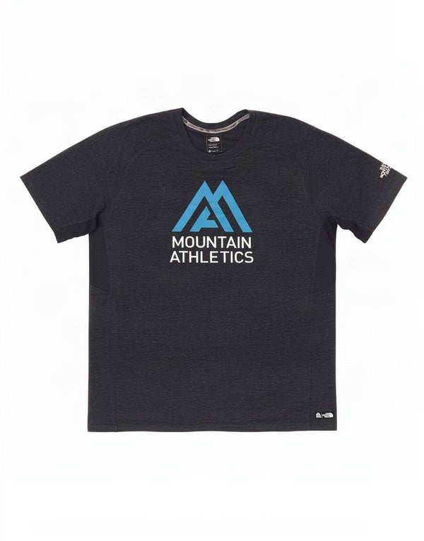 The North Face Herre grafisk T-shirt Top Medium Marineblå Bomuld