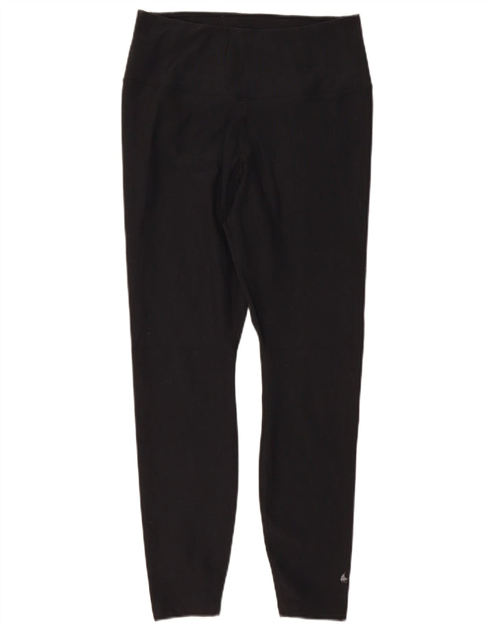 Nike Dame Dri Fit Leggings UK 14 Large Black Polyester